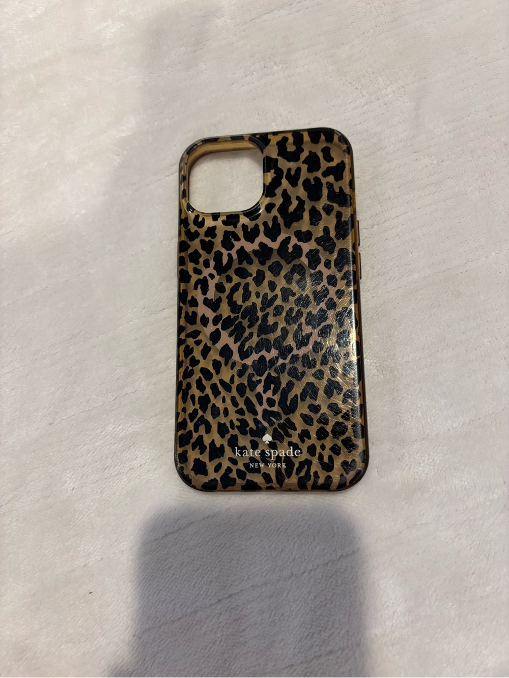 kate spade Leopard Spot Phone Case in Brown & Black